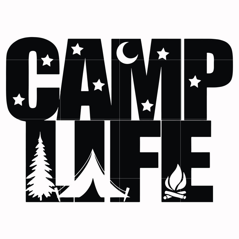 Camplife svg, png, dxf, eps file FN000304