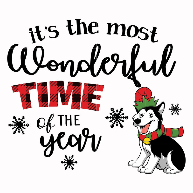 It's the most wonderful time of the year svg, png, dxf, eps digital file NCRM0152