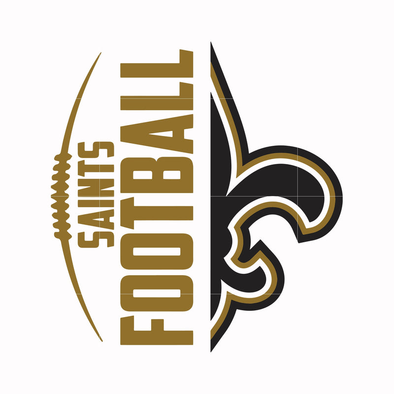 Saints football, svg, png, dxf, eps file NFL000079