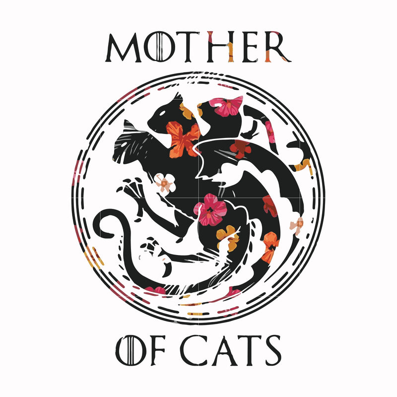 Mother of cats svg, png, dxf, eps file FN000409