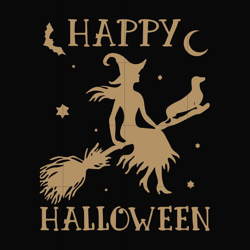 Happy halloween svg, png, dxf, eps digital file HLW2107209