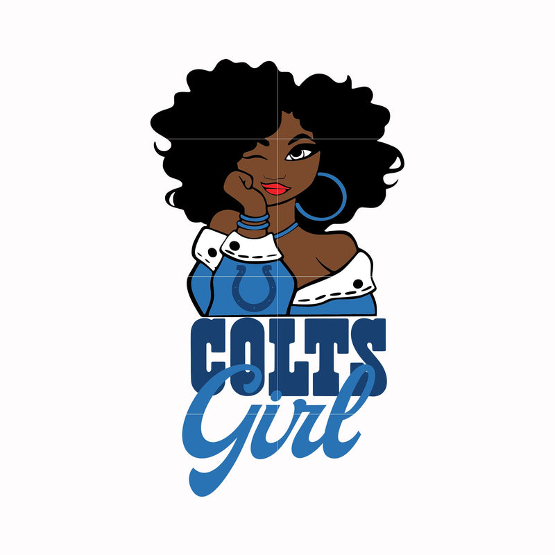 Colts Girl svg, png, dxf, eps digital file NNFL06070009