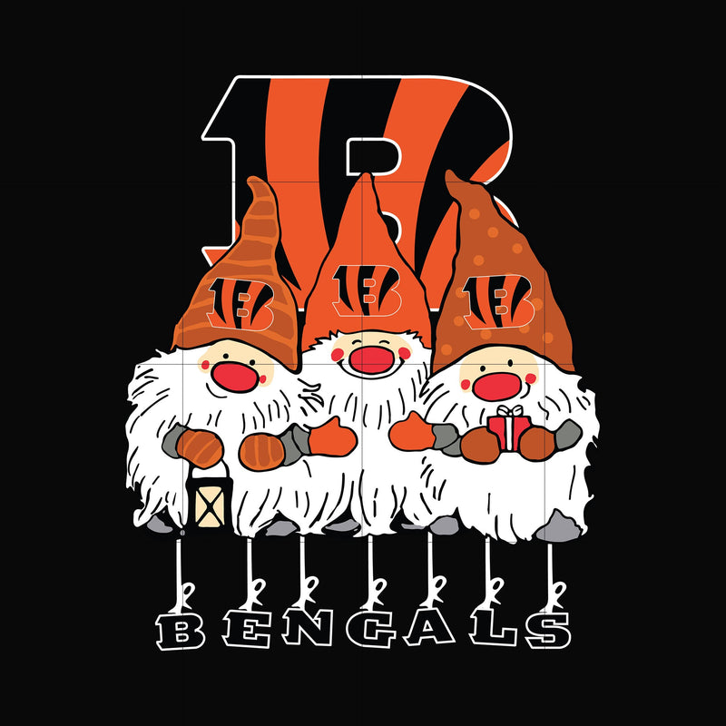 Gnomes Cincinnati Bengals svg, Gnomes svg, Bengals svg, png, dxf, eps digital file NNFL0307027