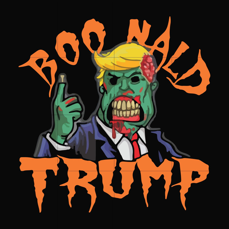 Boo nald trump svg, halloween svg, png, dxf, eps digital file HLW20072013