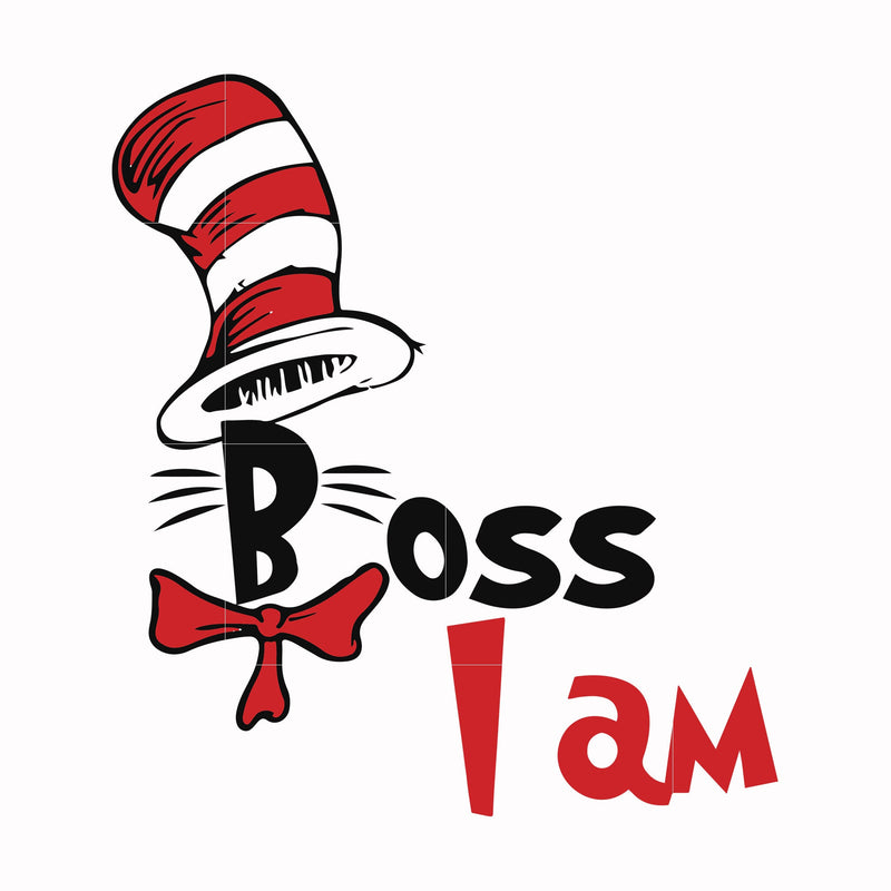 Boss I am svg, png, dxf, eps file DR000135