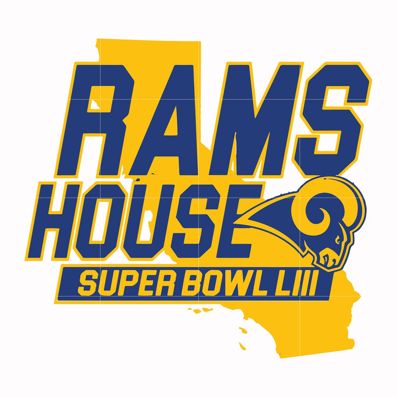 Los Angeles Rams, svg, png, dxf, eps file NFL000023