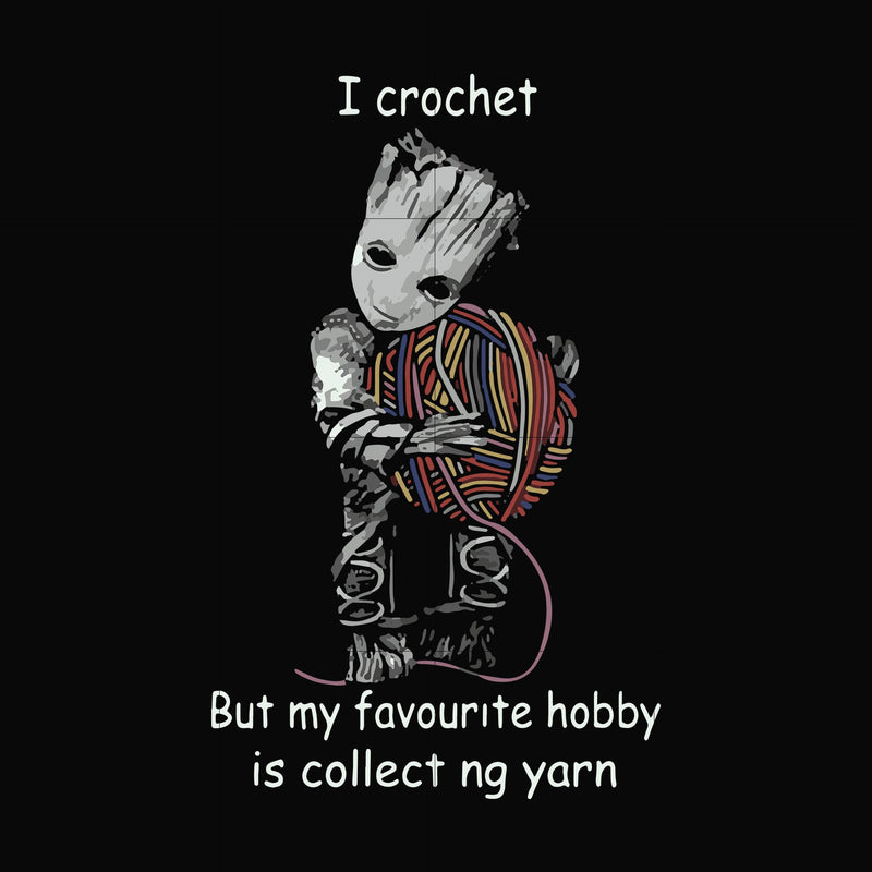 I crochet but my favorite hobby is collect ng yarn svg, png, dxf, eps file FN000152