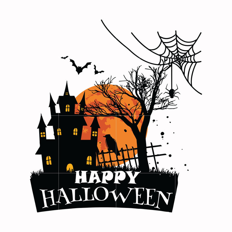 Happy halloween svg, png, dxf, eps digital file HLW2107202