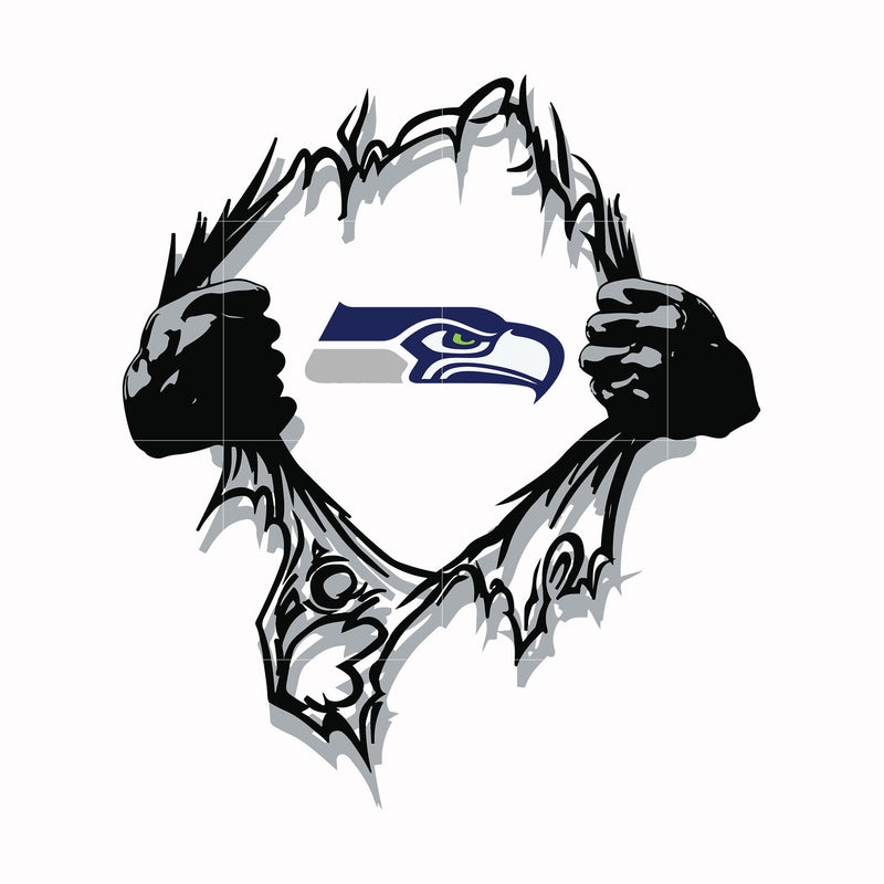 Seattle Seahawks superman, svg, png, dxf, eps file NFL0000127