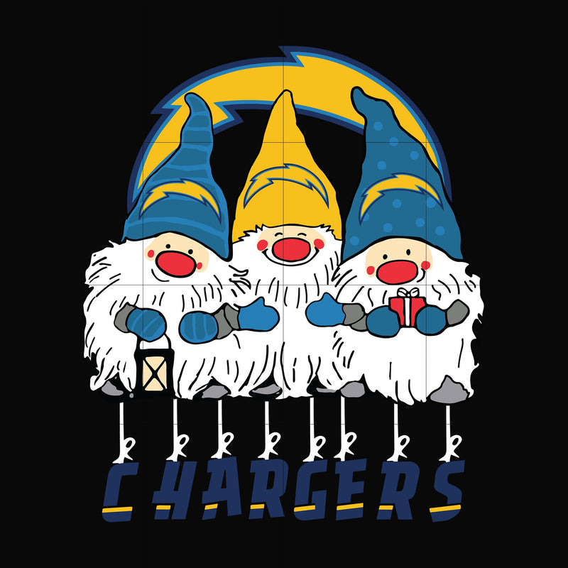 Gnomes Los Angeles Chargers svg, Gnomes svg, Chargers svg, png, dxf, eps digital file NNFL0307015