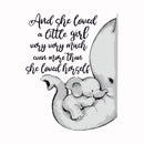 And she loved a little girl very very much even more than she loved herself svg, png, dxf, eps file FN000150