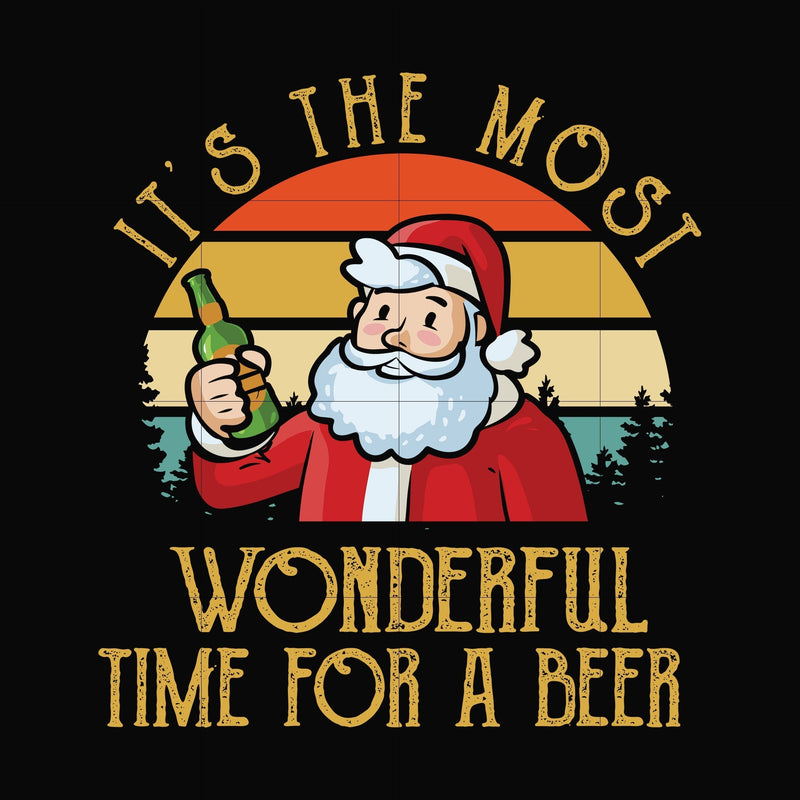 It's the most wonderful time for a beer svg, png, dxf, eps digital file NCRM0160