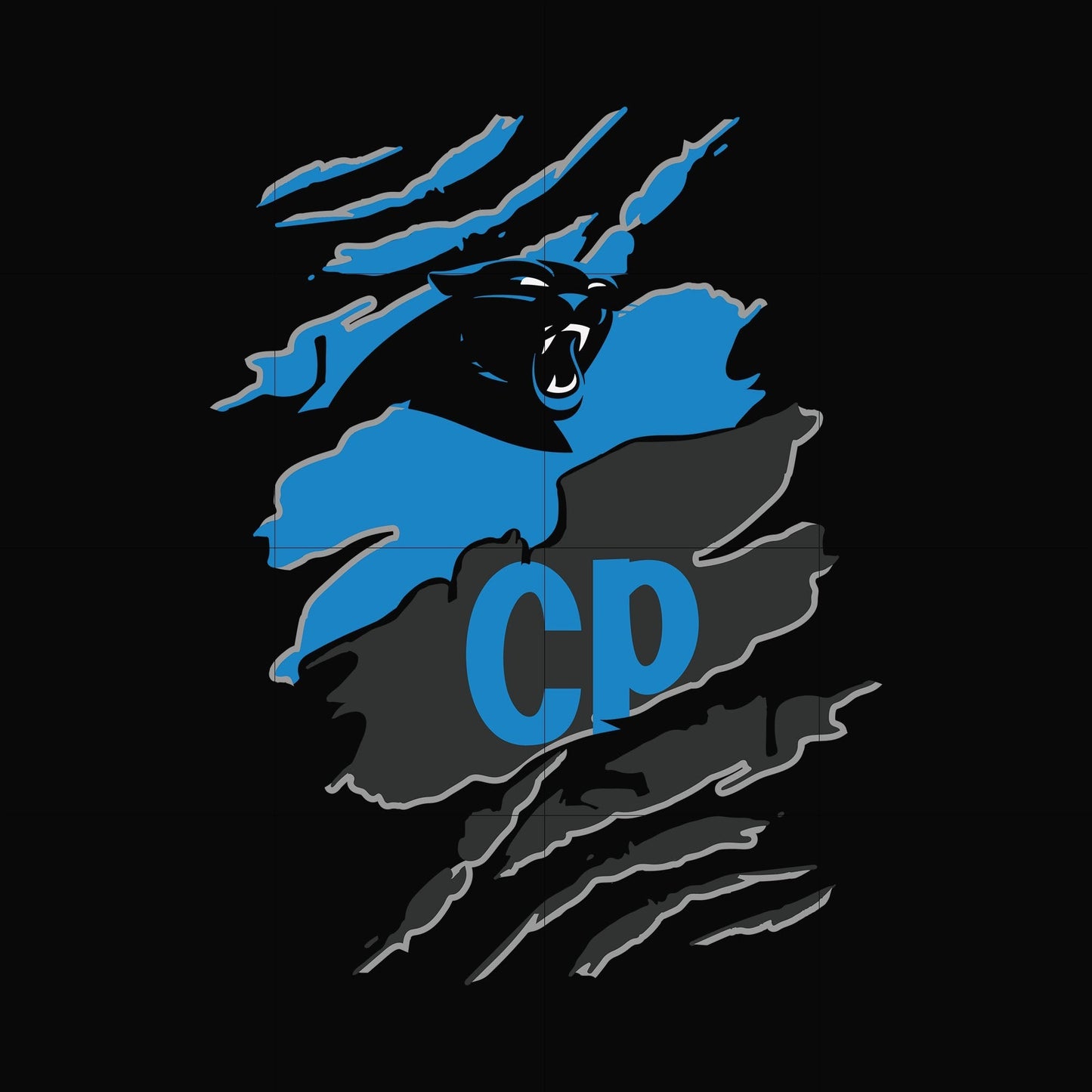 Carolina Panthers svg, png, dxf, eps digital file HLW0260