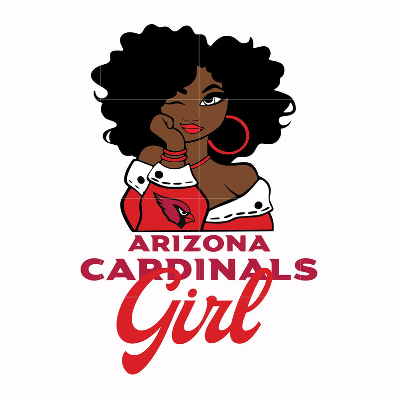 Arizona Cardinals Girl svg, png, dxf, eps digital file NNFL06070007