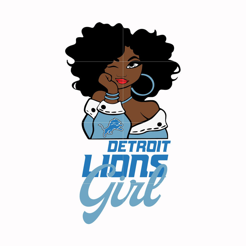 Detroit Lions Girl svg, png, dxf, eps digital file NNFL06070017