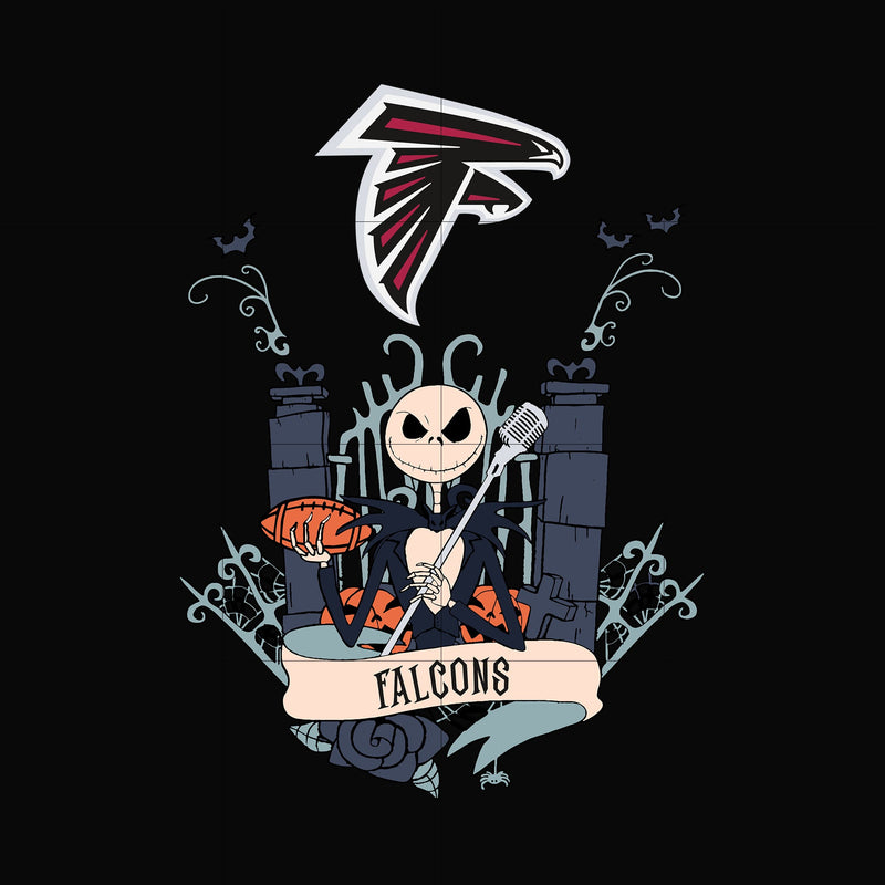 Falcons Jack Halloween svg, png, dxf, eps digital file HLW0312