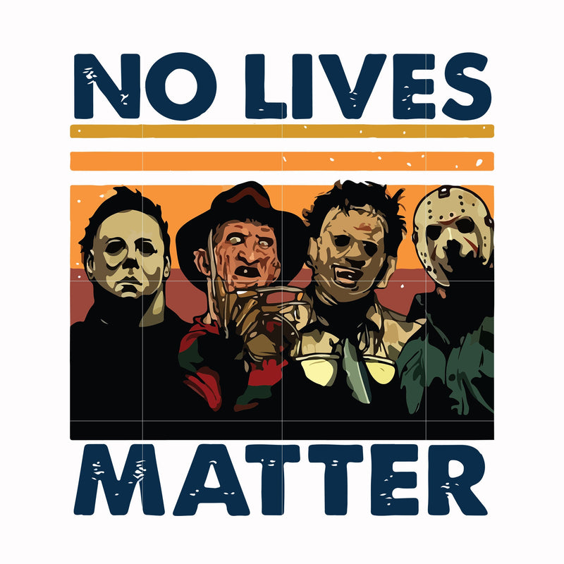 No lives matter svg, halloween svg, png, dxf, eps digital file HWL23072033