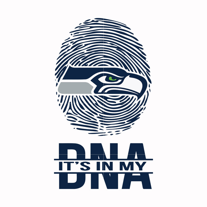 Seahawks it's my DNA, svg, png, dxf, eps file NFL0000138