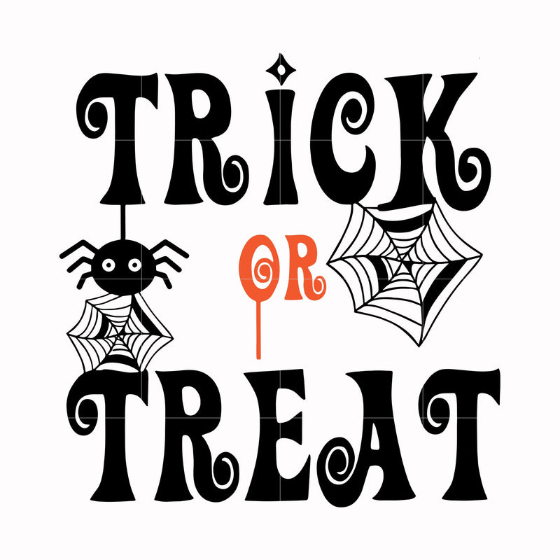 Trick or treat svg, png, dxf, eps digital file HLW0081