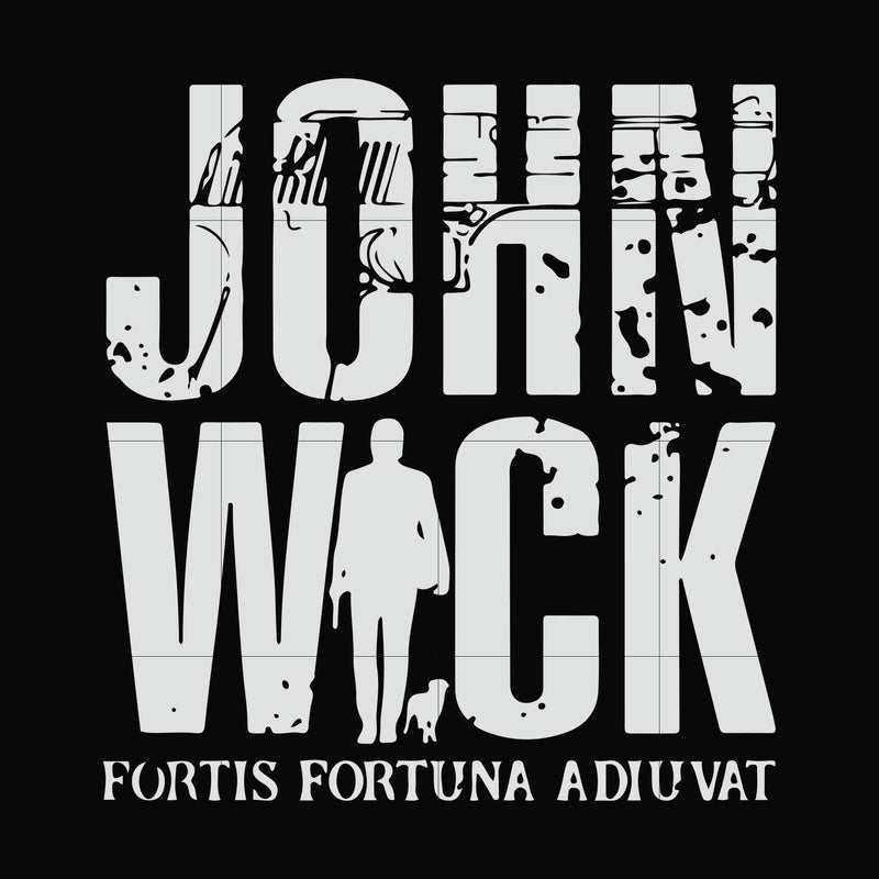 John wick svg, png, dxf, eps file FN000771