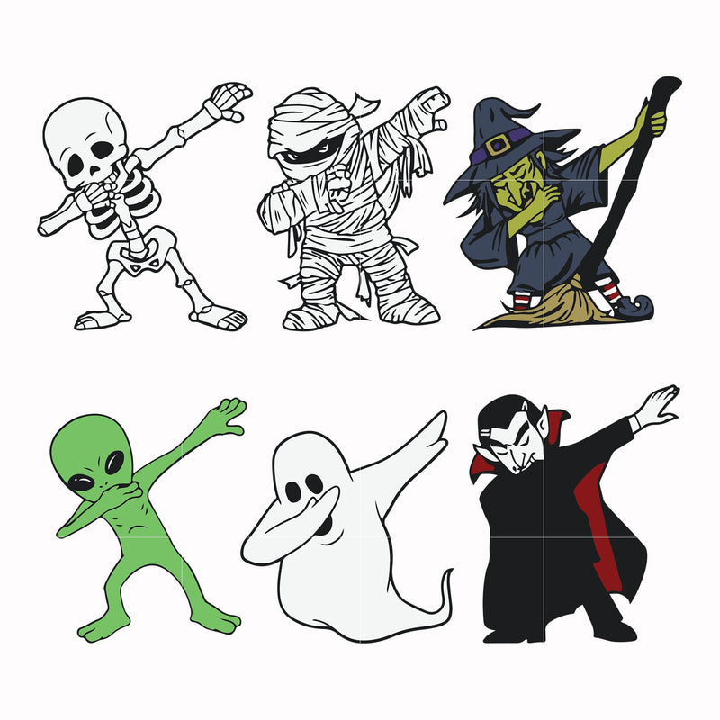 Dabbing dance Halloween svg, halloween svg, png, dxf, eps digital file HWL23072029