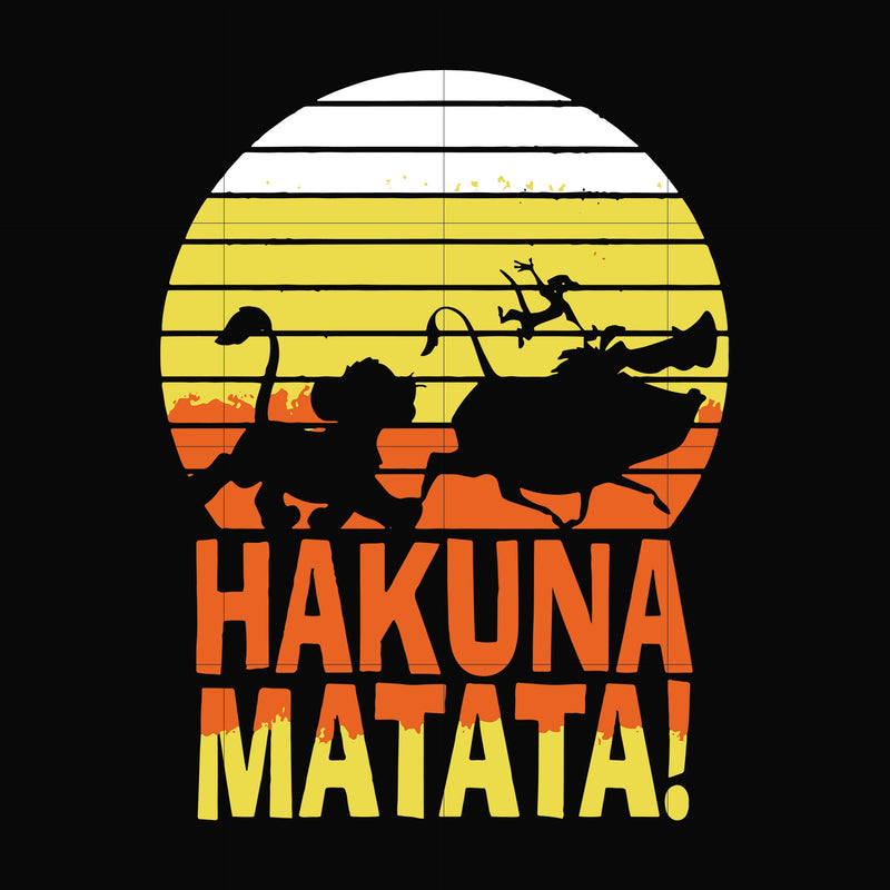 Hakuna Matata svg, png, dxf, eps file FN000160