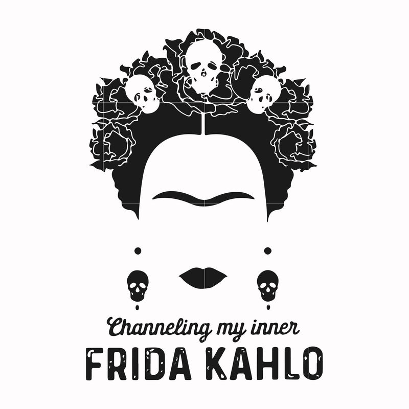 Frida Kahlo svg, png, dxf, eps file FN000354