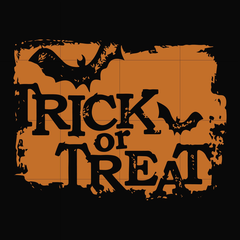 Trick or treat Bats svg, halloween svg png, dxf, eps digital file HWL17072027