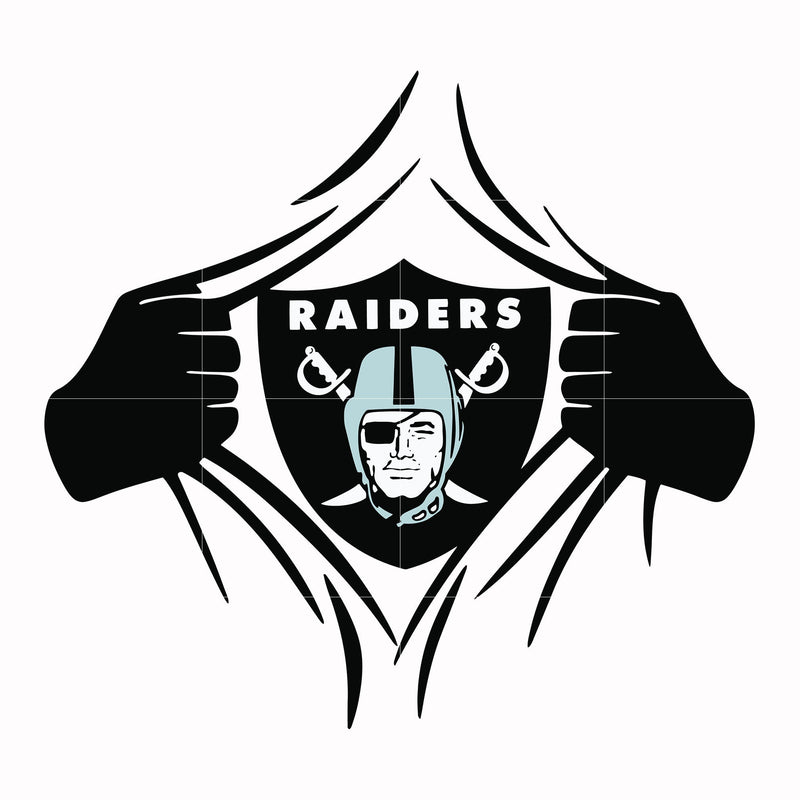 Las Vegas Raiders superman, svg, png, dxf, eps file NFL0000189