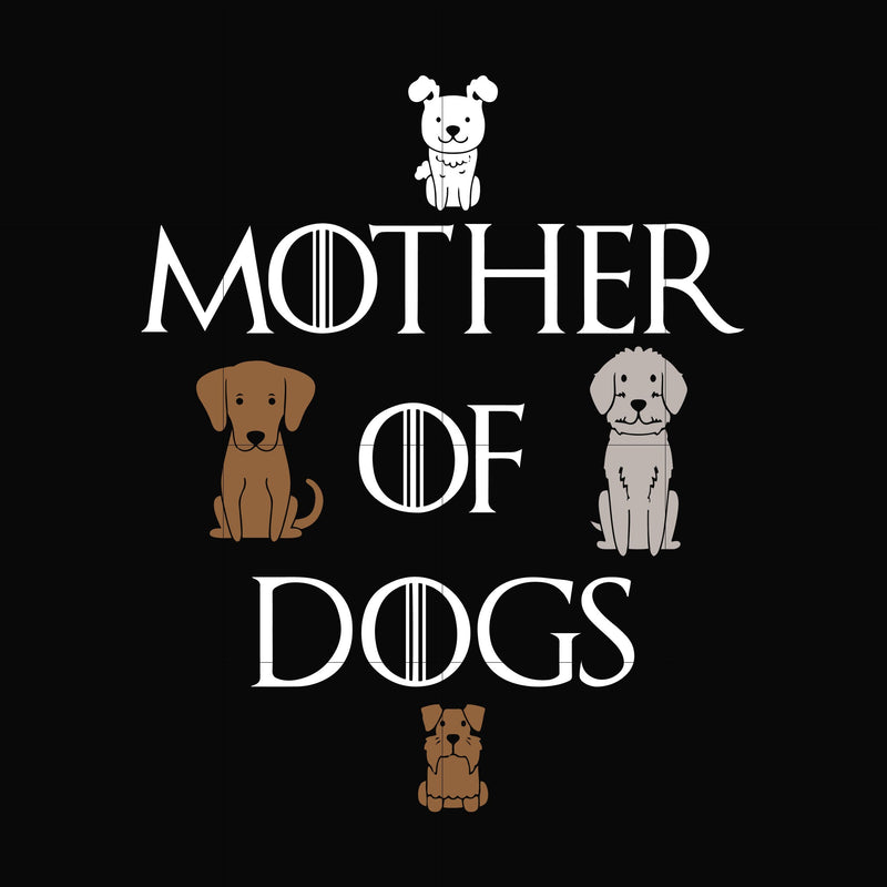 Mother of dogs svg, png, dxf, eps file FN000209