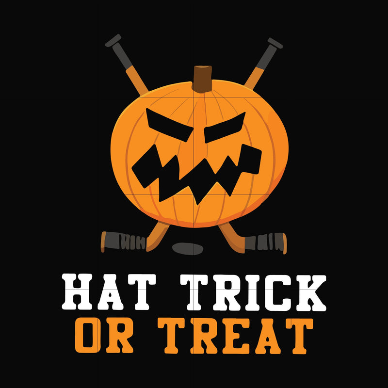 Hat trick or treat svg, halloween svg, png, dxf, eps digital file HLW1707207