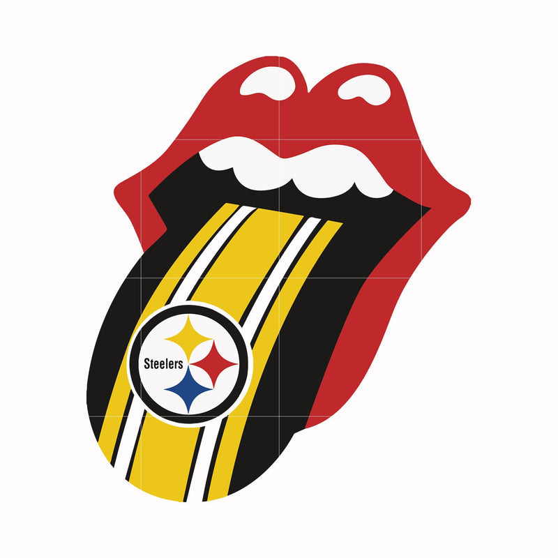 Steelers lips, svg, png, dxf, eps file NFL0000168