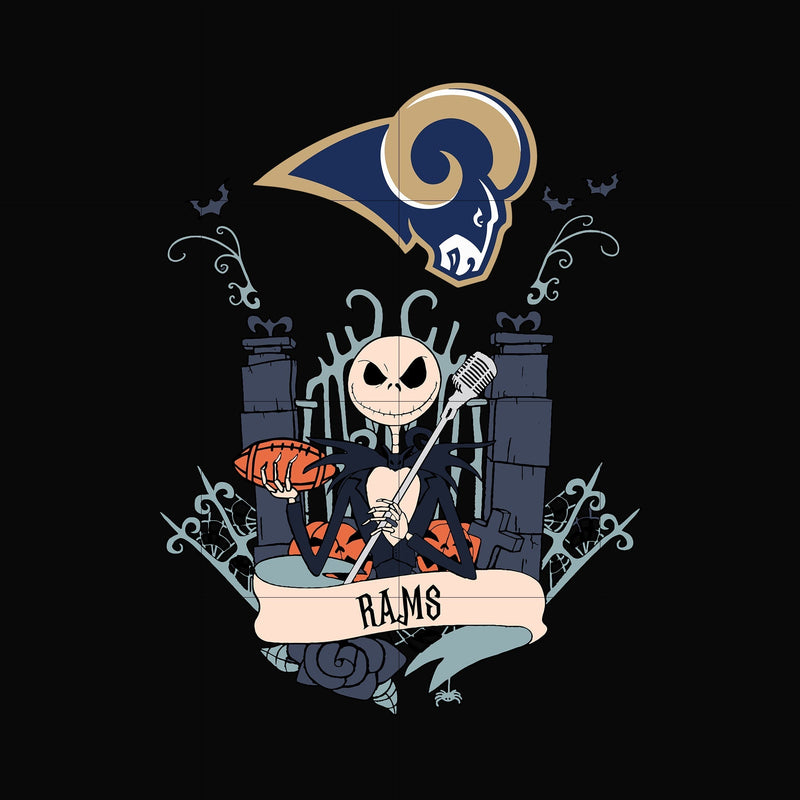 Rams Jack Halloween svg, png, dxf, eps digital file HLW0303