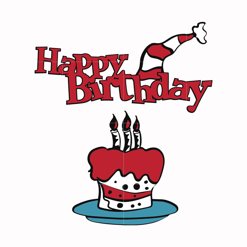 Happy birthday svg, png, dxf, eps file DR00045