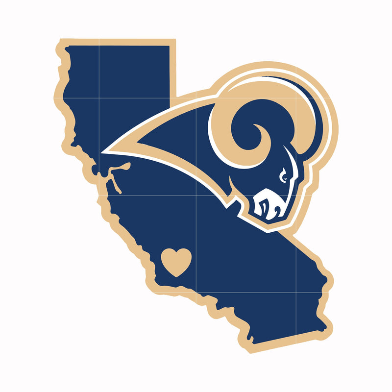 Los Angeles Rams, svg, png, dxf, eps file NFL000012