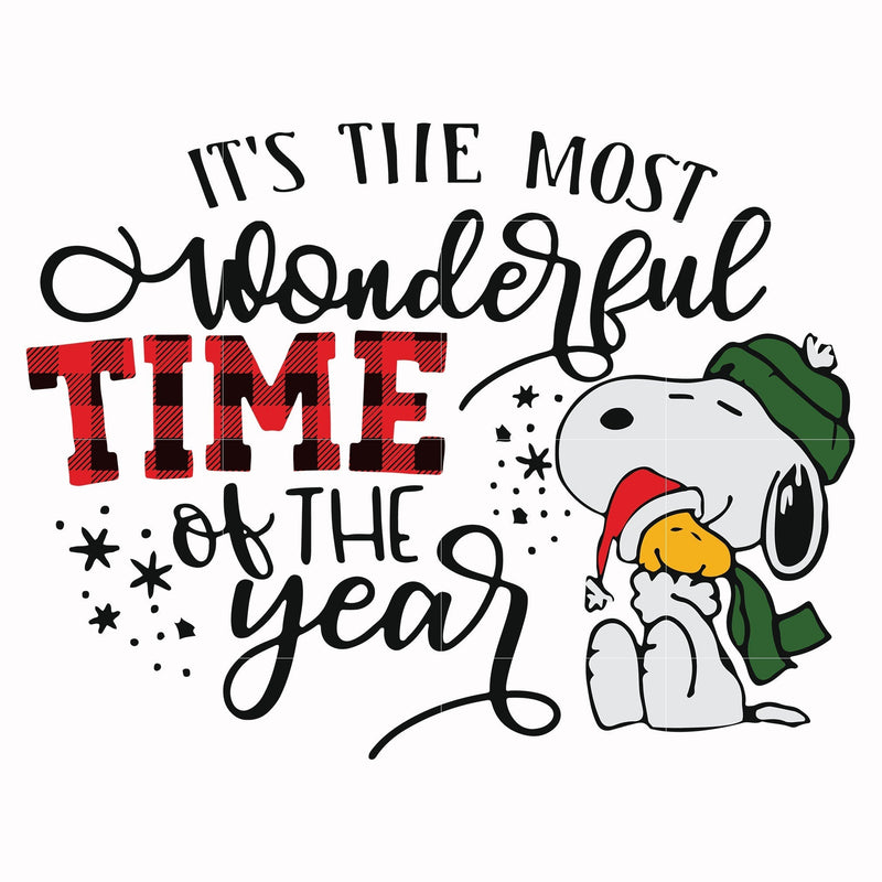 It's the most wonderful time of the year svg, png, dxf, eps digital file NCRM0118