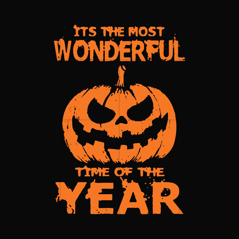 It's the most wonderful time of the year svg, halloween svg, png, dxf, eps, digital file HLW0054