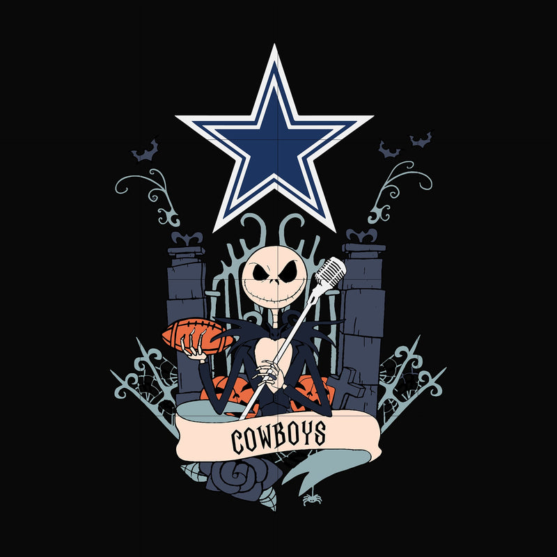 Cowboys Jack Halloween svg, png, dxf, eps digital file HLW0301