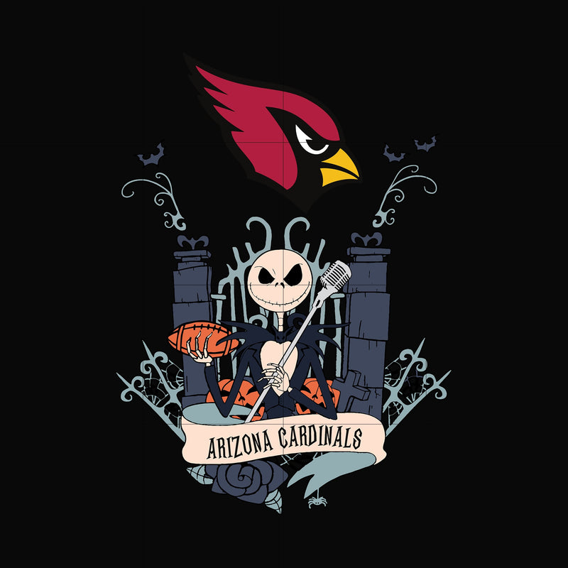 Arizona Cardinals Jack Halloween svg, png, dxf, eps digital file HLW0305