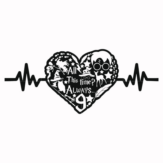 All this time always svg, png, dxf, eps file HRPT00036
