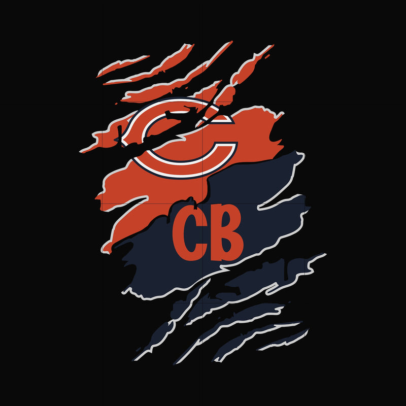 Chicago Bears svg, png, dxf, eps digital file HLW0272