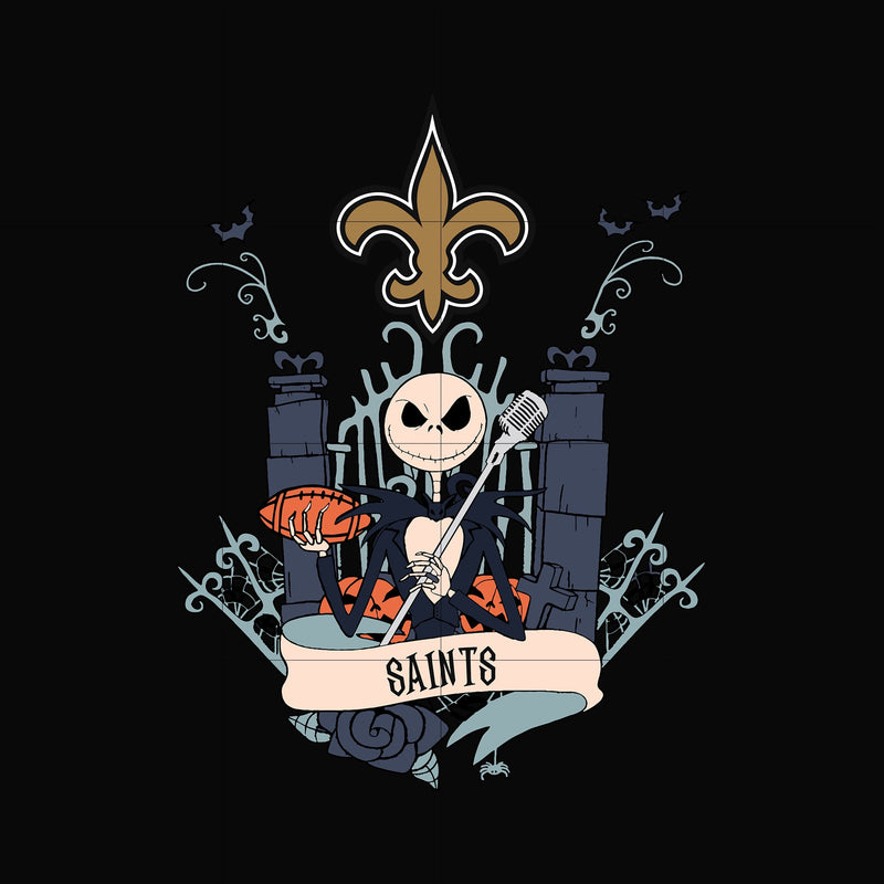 Saints Jack Halloween svg, png, dxf, eps digital file HLW0302