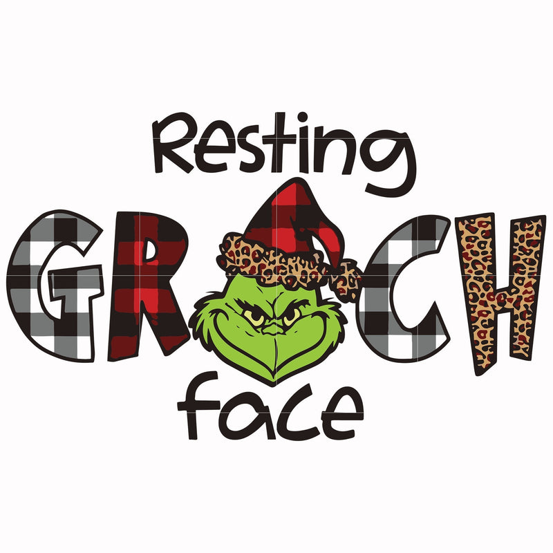 Pesting face grinch svg, png, dxf, eps digital file NCRM0199