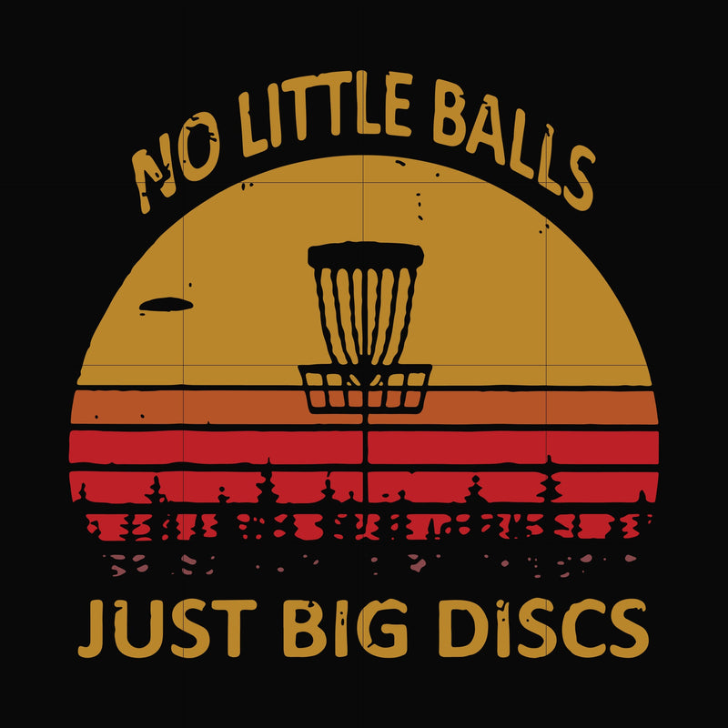 No little balls just big discs svg, png, dxf, eps file FN000924