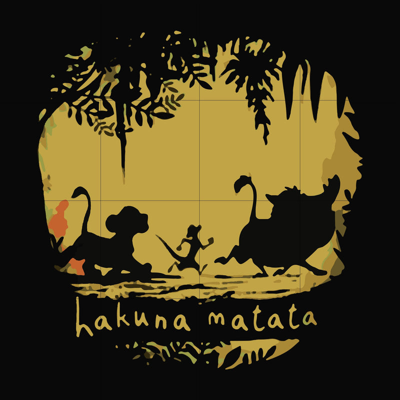 Hakuna Matata svg, png, dxf, eps file FN000159