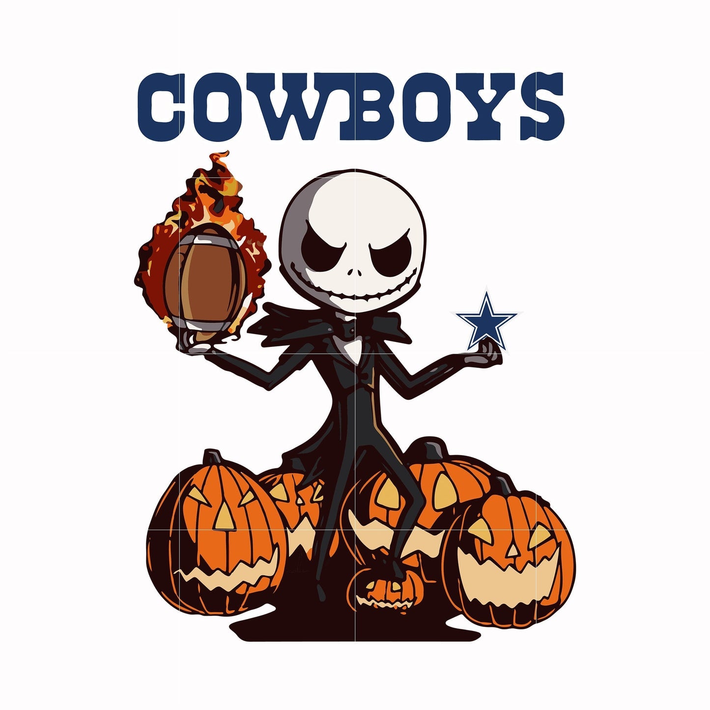 Cowboys Jack svg, png, dxf, eps, digital file HLW0059