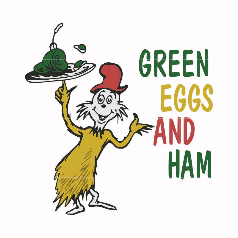 Green eggs and ham svg, png, dxf, eps file DR000126