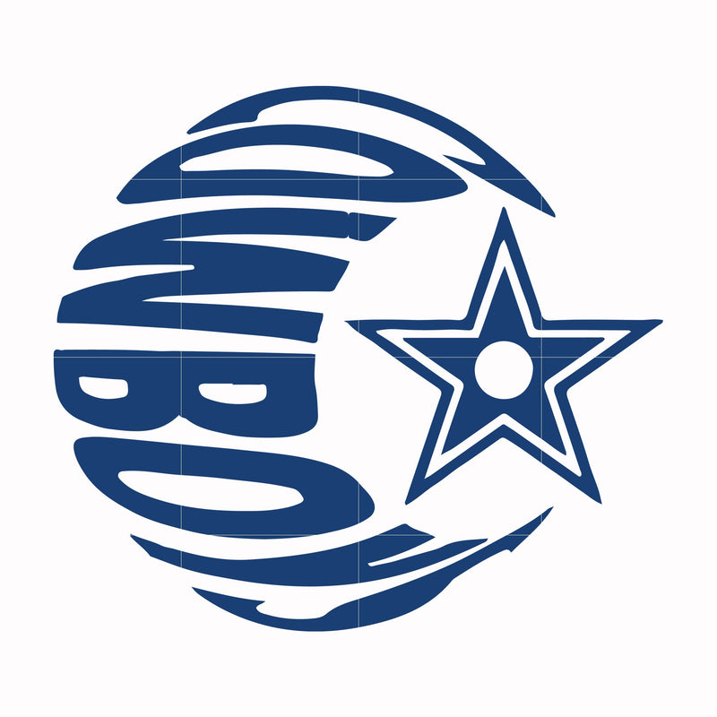 Cowboys star, svg, png, dxf, eps file NFL0000197