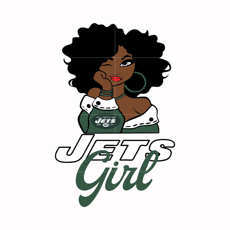 Jets Girl svg, png, dxf, eps digital file NNFL06070016