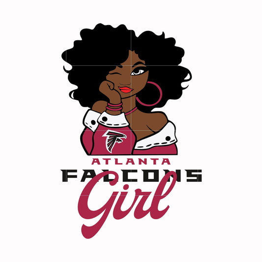 Atlant Falcons Girl svg, png, dxf, eps digital file NNFL06070014